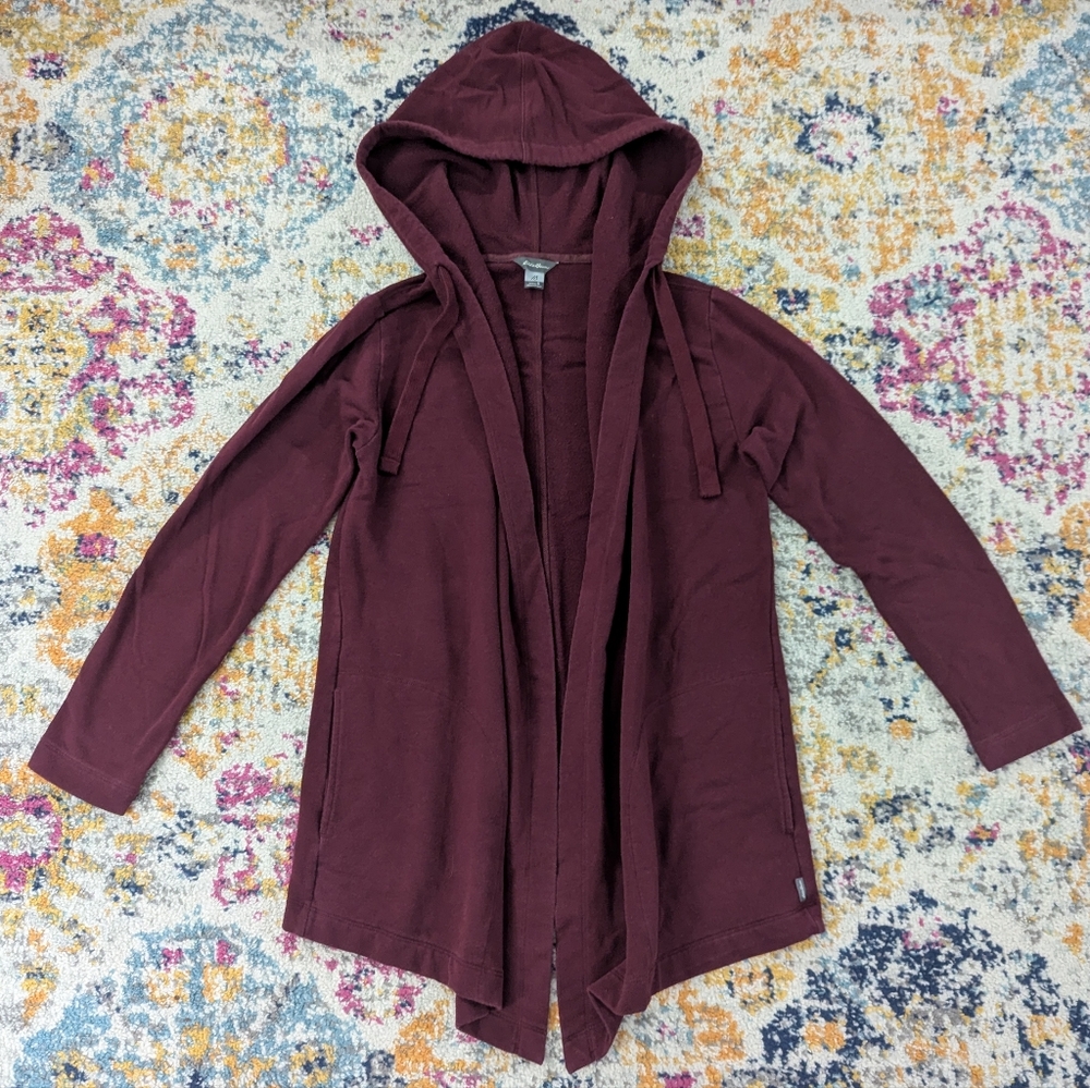 Eddie Bauer Women's Motion Cozy Camp Open Wrap, Small, Dark Berry (Maroon)